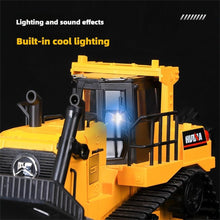 Load image into Gallery viewer, HobbyToki 1/16 RC Bulldozer Truck HUINA 1554