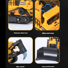 Load image into Gallery viewer, HobbyToki 1/16 RC Bulldozer Truck HUINA 1554