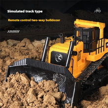 Load image into Gallery viewer, HobbyToki 1/16 RC Bulldozer Truck HUINA 1554