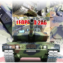 Load image into Gallery viewer, 1/16 Germany Leopard 2A6 RC Military World Battle Tank
