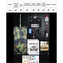 Load image into Gallery viewer, 1/16 Germany Leopard 2A6 RC Military World Battle Tank