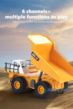Load image into Gallery viewer, HobbyToki 1/24 Alloy Dumper Dump Truck HUINA 1517