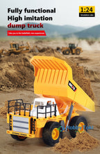 Load image into Gallery viewer, HobbyToki 1/24 Alloy Dumper Dump Truck HUINA 1517