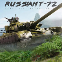 Load image into Gallery viewer, 1/16 Russian Soviet T-72 RC Main Battle WW2 RC Tank