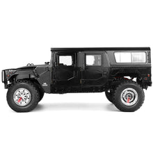 Load image into Gallery viewer, 1/10 US American Hummer H1 Alloy Car Civilian Military 4WD 16CH RC Truck Upgrade With Sound and Light HG-P415
