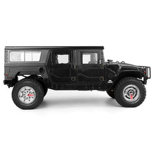 Load image into Gallery viewer, 1/10 US American Hummer H1 Alloy Car Civilian Military 4WD 16CH RC Truck Upgrade With Sound and Light HG-P415