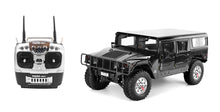 Load image into Gallery viewer, 1/10 US American Hummer H1 Alloy Car Civilian Military 4WD 16CH RC Truck Upgrade With Sound and Light HG-P415