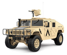 Load image into Gallery viewer, 1/10 US Humvee 4x4 Military Truck 4WD 2.4G RC Alloy Car KFOR RTR HG-P408
