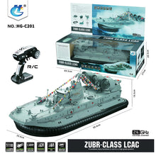 Load image into Gallery viewer, 1:110 2.4G Buffalo Class Hovercraft RC Boat with Brushless Motor HG-C201
