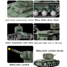 Load image into Gallery viewer, 1/16 KV-2 Soviet Heavy RC Tank RTR WW2 HL-3949