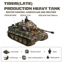Load image into Gallery viewer, 1/10 German Tiger 1 Late Version Michael Wittmann Heavy Tank WW2