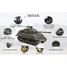 Load image into Gallery viewer, 1/10 FURY Shermann M4A3E8 Heavy Hand-Made Tank
