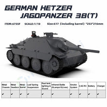 Load image into Gallery viewer, 1/10 Hetzer German Light Tank Destroyer Jagdpanzer 38 Hand-Made WW2 Panzer