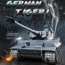 Load image into Gallery viewer, 1/16 German Tiger 1 Heavy Tank RTR WW2 Military Army Model Tanks Hobby Grade HL