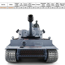 Load image into Gallery viewer, 1/16 German Tiger 1 Heavy Tank RTR WW2 Military Army Model Tanks Hobby Grade HL