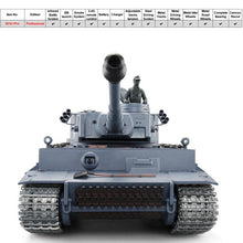 Load image into Gallery viewer, 1/16 German Tiger 1 Heavy Tank RTR WW2 Military Army Model Tanks Hobby Grade HL