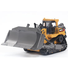 Load image into Gallery viewer, 1/16 RC Bulldozer Alloy Truck Model HobbyToki HUINA 1569