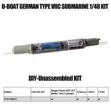 Load image into Gallery viewer, 1/48 German Type VIIC KIT Submarine Model U-boats WW2