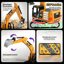 Load image into Gallery viewer, Mini RC Excavator K-HG4-301
