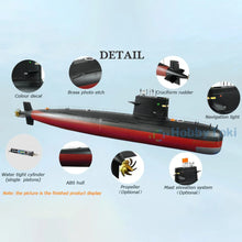 Load image into Gallery viewer, 1/72 China Type 039 Song Class RC Submarine Model Kit 7603K HobbyToki
