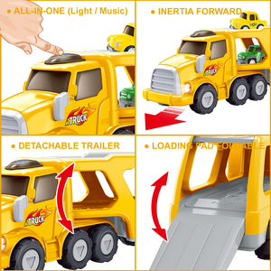 Kids Toy Car Multifunction Double Decker Truck HTG0014